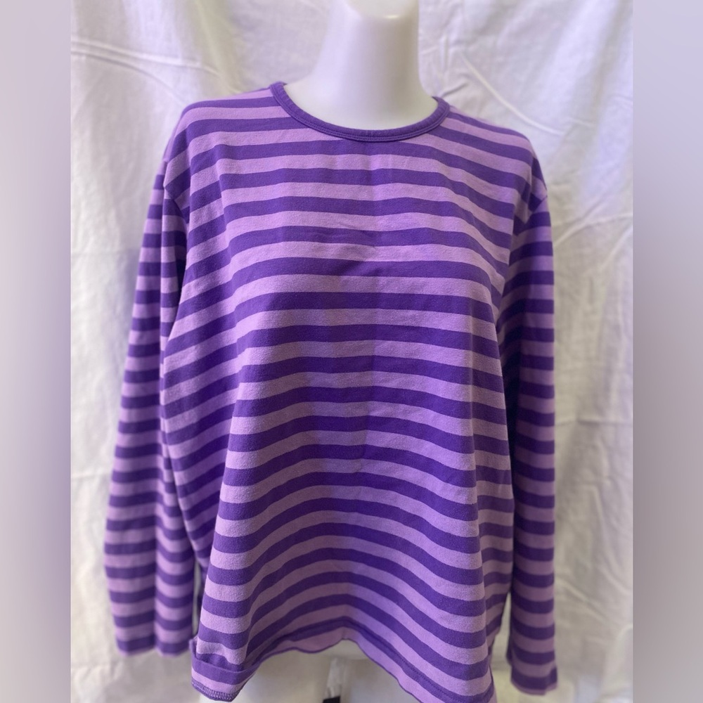 Long sleeve purple shirt